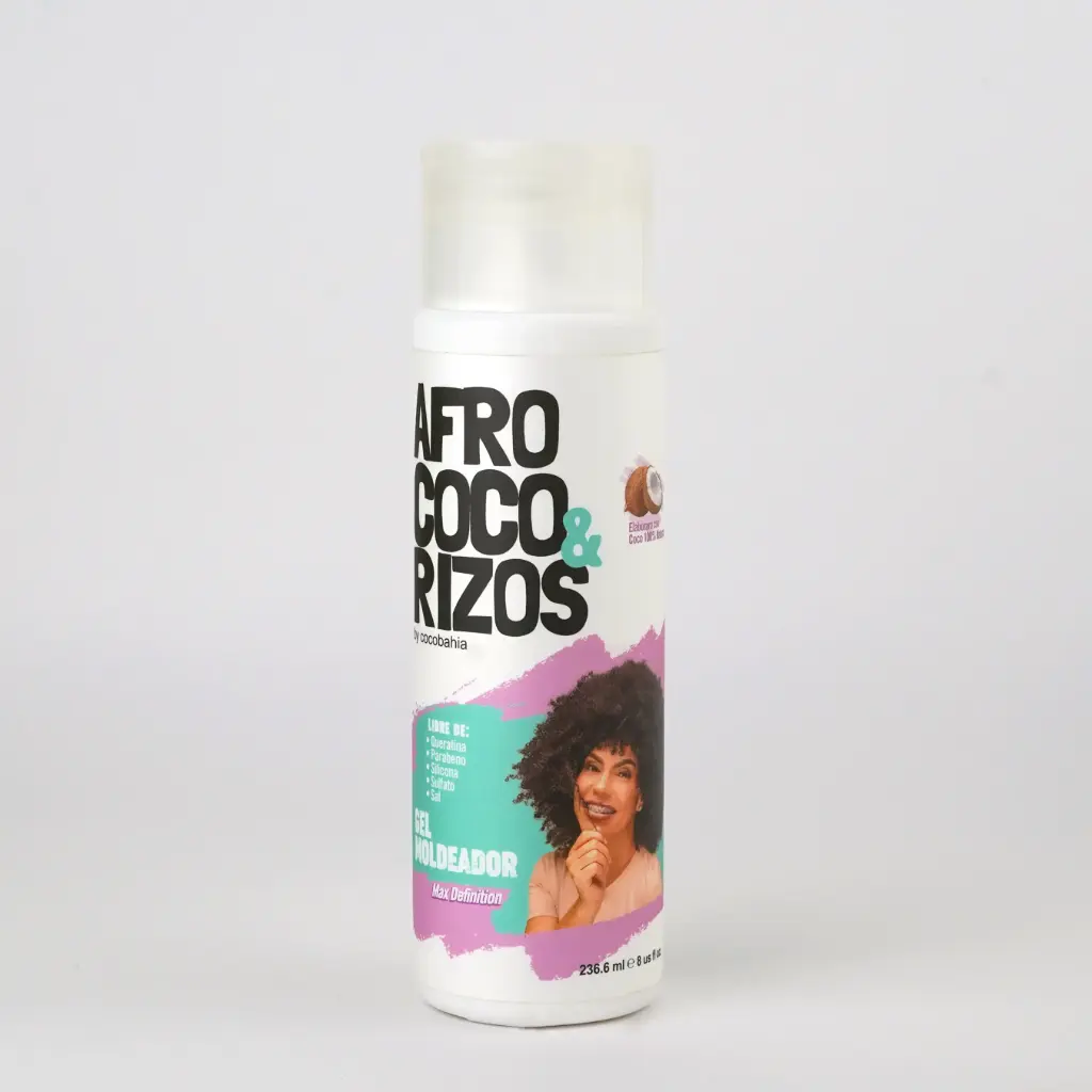 Gel Moldeador Afro, Coco & Rizos 8 OZ | www,cocobahia.info